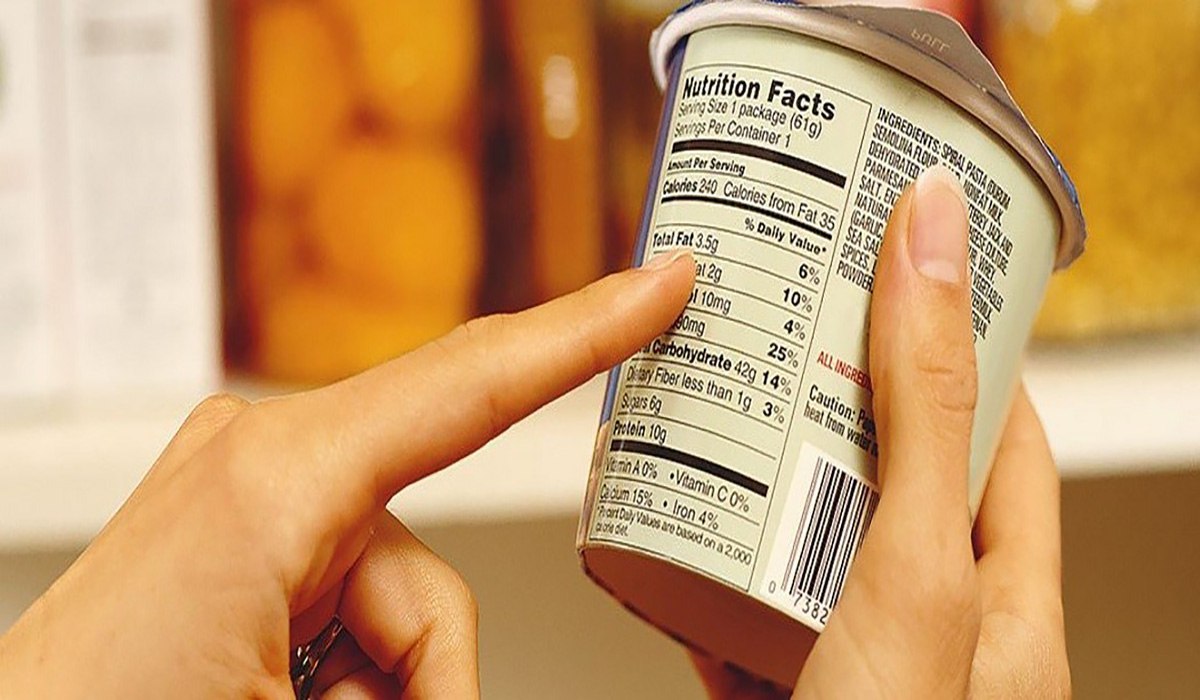 برچسب مواد غذایی 