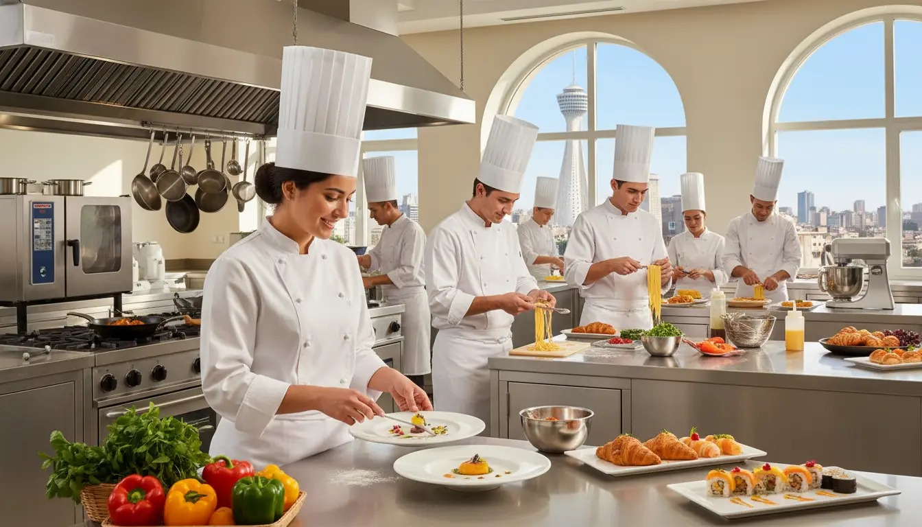 آموزشگاه آشپزی در تهران مدرک بین المللی