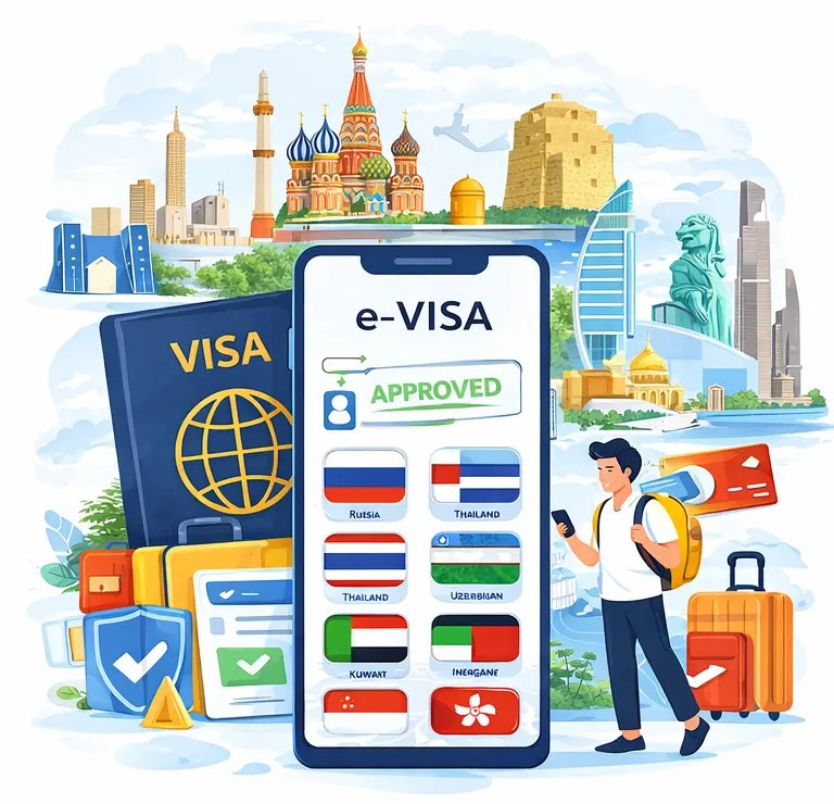 راهنمای کامل eVisa