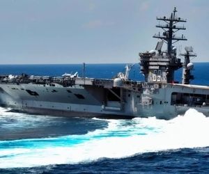 تصویر ناو روسی که در بندرعباس پهلو گرفت