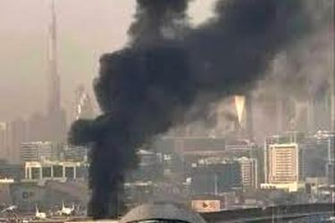 تصویری آخرالزمانی از دبی پس از حملات ایران