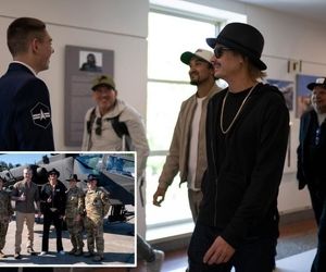 جنجال حضور یک خواننده در هلیکوپتر آپاچی با پیت هگست