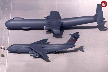 بزرگ‌ترین هواپیمای نظامی جهان با قابلیت حمل ۱۲ هلیکوپتر آپاچی!