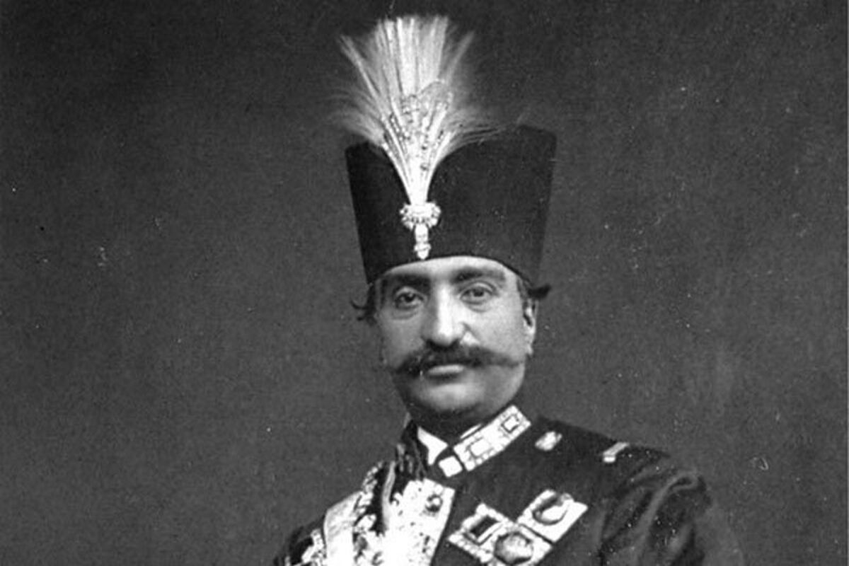 نقاشی ناصرالدین‌شاه از خودش در ایام ولیعهدی/ عکس