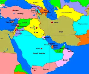 در حال حاضر کشورهای خاورمیانه کدام پشت هم هستند و کدام ضد هم؟/ اینفوگرافی