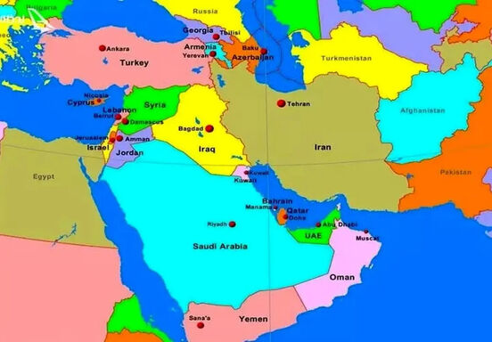 در حال حاضر کشورهای خاورمیانه کدام پشت هم هستند و کدام ضد هم؟/ اینفوگرافی