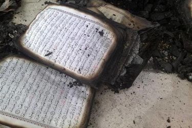 اغتشاشگران در همدان قرآن را به آتش کشیدند/ ویدئو