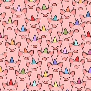 سه خوک بدون کلاه را در تصویر پیدا کنید!