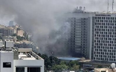 خبرنگار صداوسیما در محل حادثه هتل استقلال کتک خورد/ ویدئو