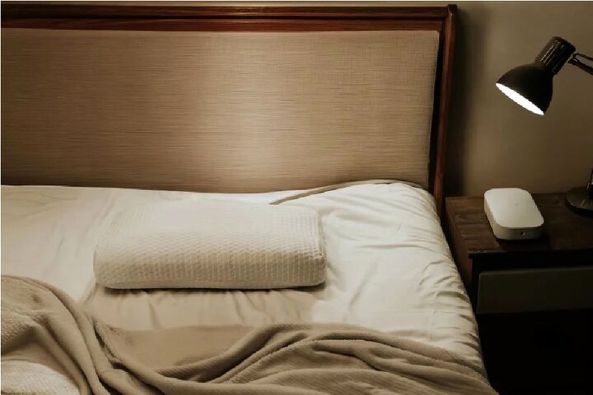 بالشت بادی که با حالت خواب تنظیم می‌شود