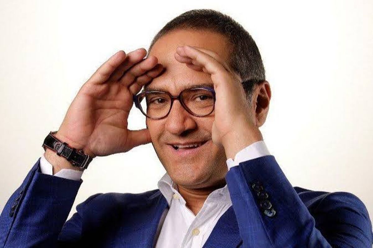 دراز کشیدن ناگهانی رامبد جوان جلوی دوربین/ ویدئو