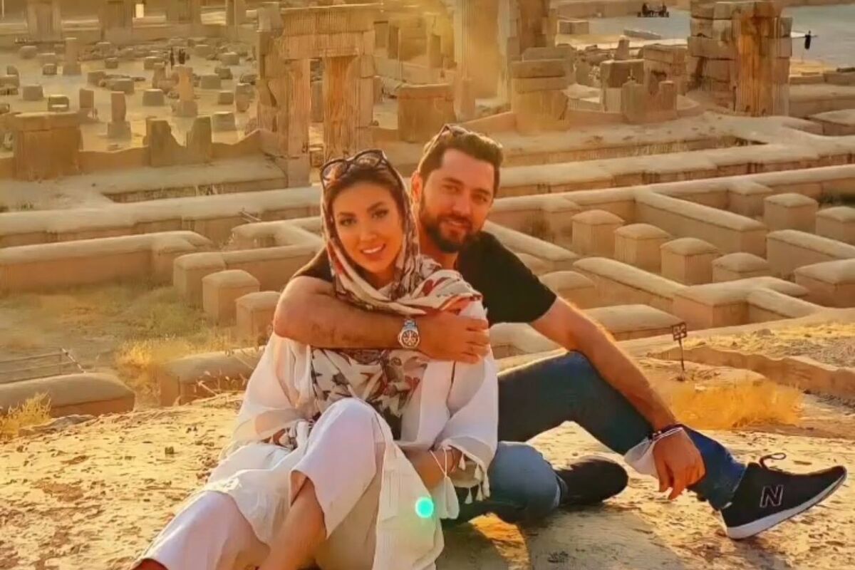 همسر بهرام رادان با این تیپ اسپرت متفاوت ظاهر شد