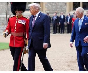 کنایه پادشاه انگلیس به ترامپ: اگر انگلیس نبود آمریکایی‌ها باید فرانسوی حرف می‌زدند/ ویدئو