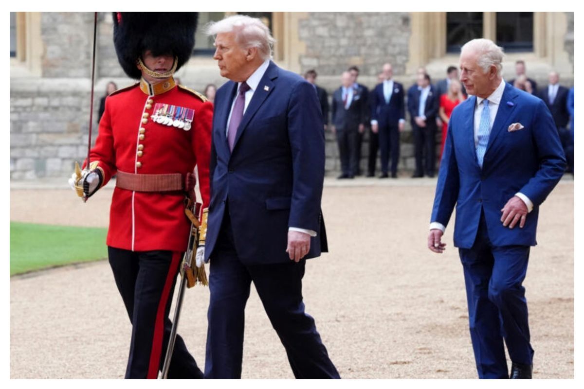 کنایه پادشاه انگلیس به ترامپ: اگر انگلیس نبود آمریکایی‌ها باید فرانسوی حرف می‌زدند/ ویدئو