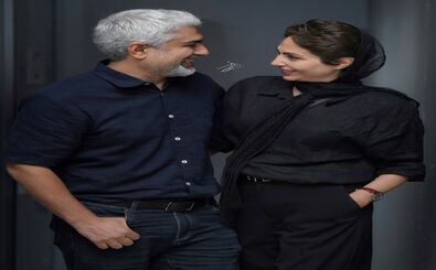 قاب عاشقانه و جدید مهدی پاکدل و همسرش 