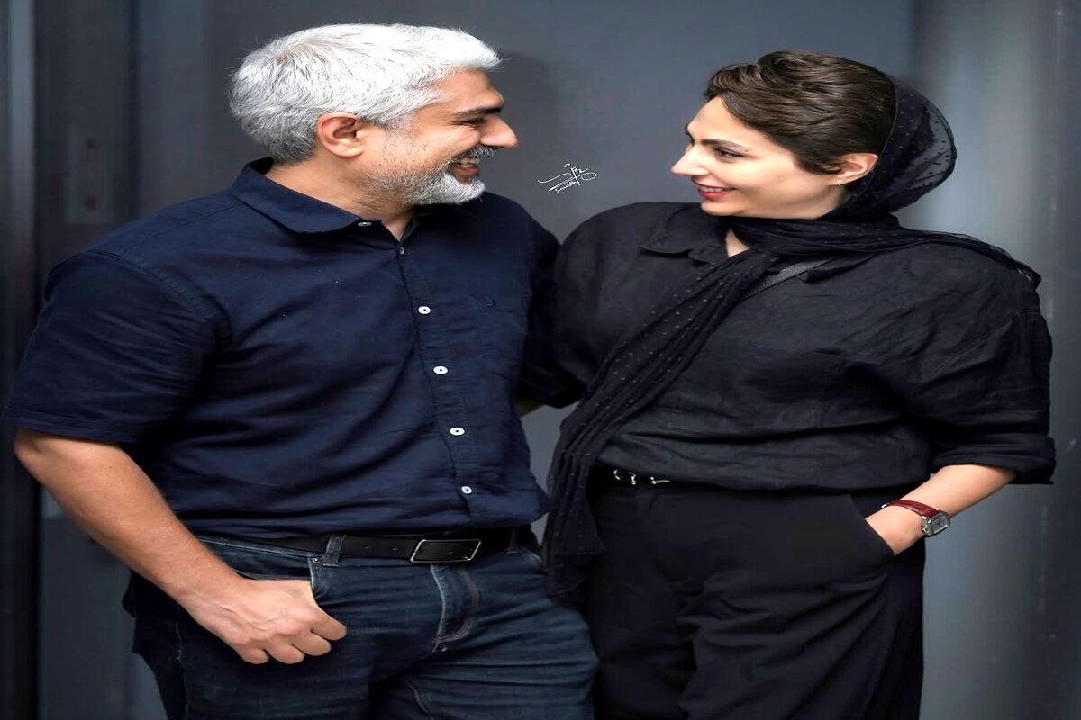 قاب عاشقانه و جدید مهدی پاکدل و همسرش 
