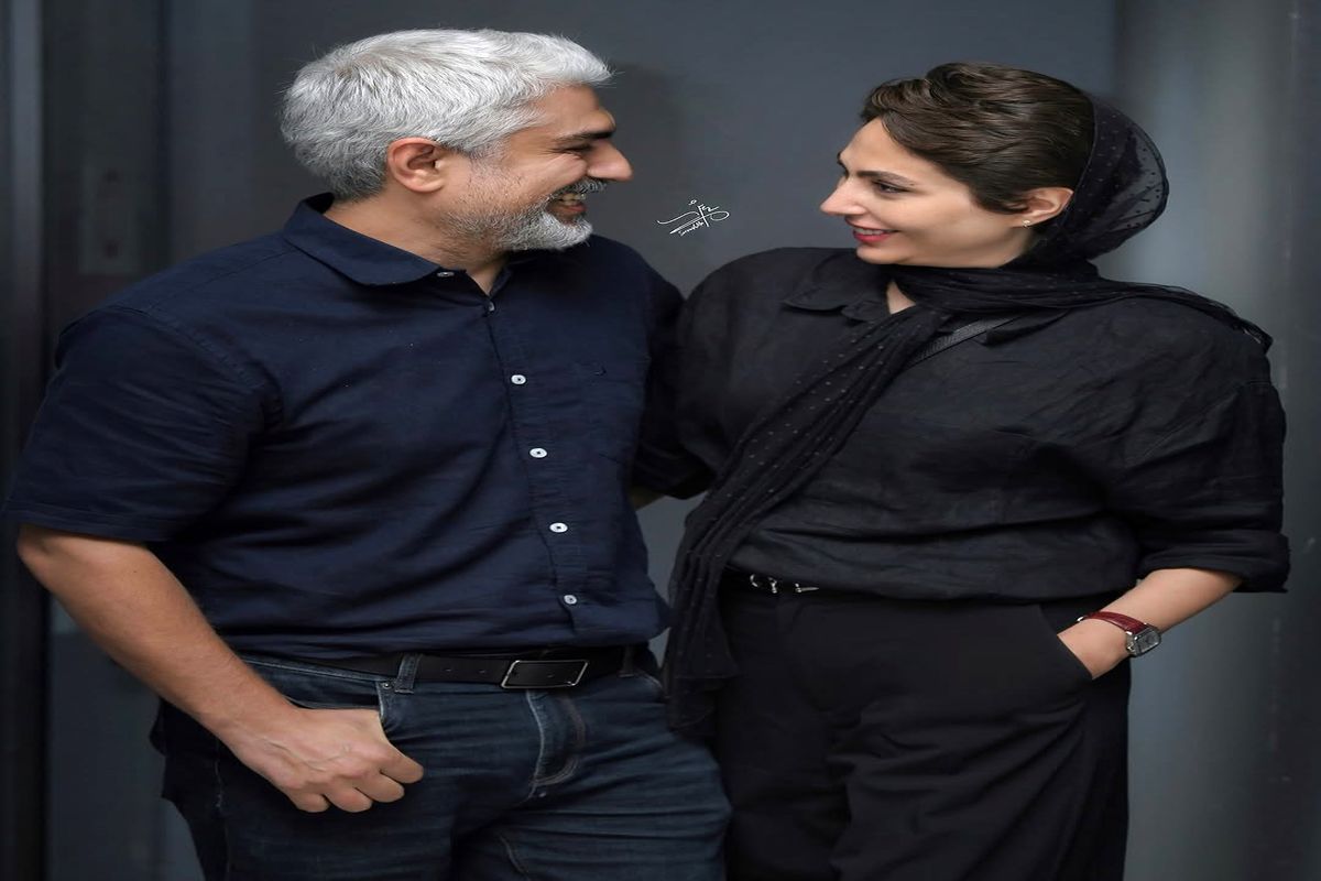 قاب عاشقانه و جدید مهدی پاکدل و همسرش 