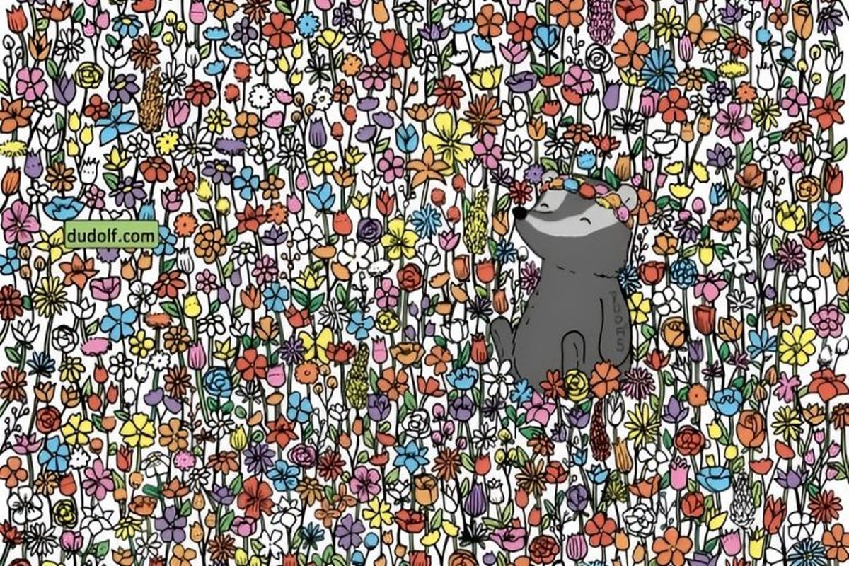 5 پروانه پنهان شده در میان گل ها را پیدا کنید