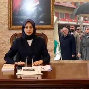 تصویر پرحاشیه از خانم فرماندار/ فرمانداری بیانیه داد