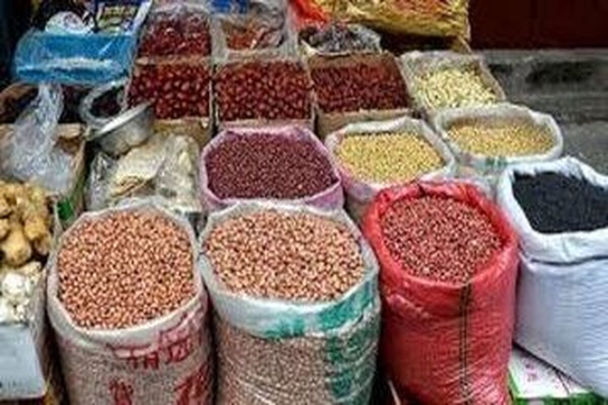 قیمت جدید لوبیاچیتی و عدس