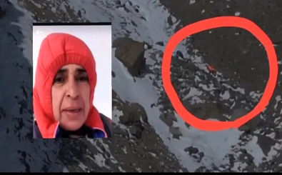 پیکر بی جان بانوی کوهنورد در دماوند پیدا شد/ ویدئو