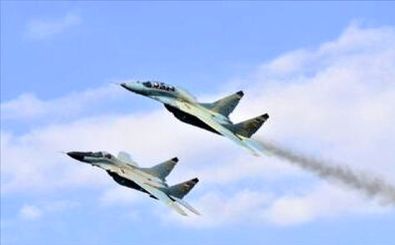  پرواز جنگنده‌ها برای ترساندن آمریکا/ ویدئو