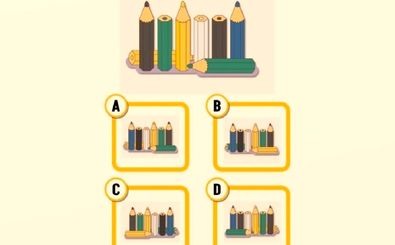 نمای پشت مدادهای رنگی را پیدا کنید!