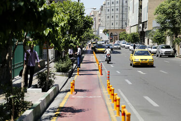 رونمایی از ماشین یک‌نفره در تهران/ عکس