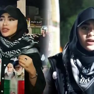 ویدیوی از دختر ایرانی که در چین، پایگاه بسیج زده است!