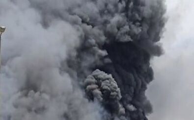 تصویری از انفجار در مهرآباد تهران
