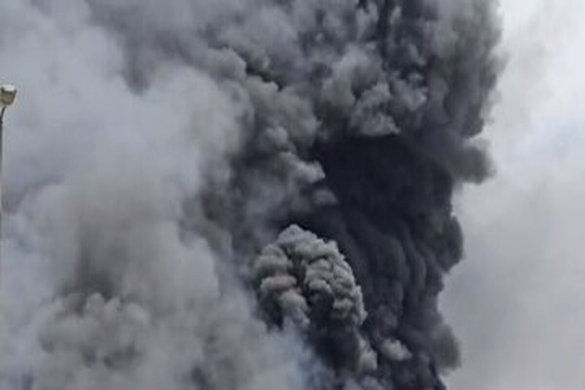 تصویری از انفجار در مهرآباد تهران
