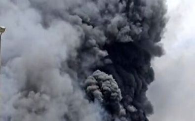تصویری از انفجار در مهرآباد تهران

