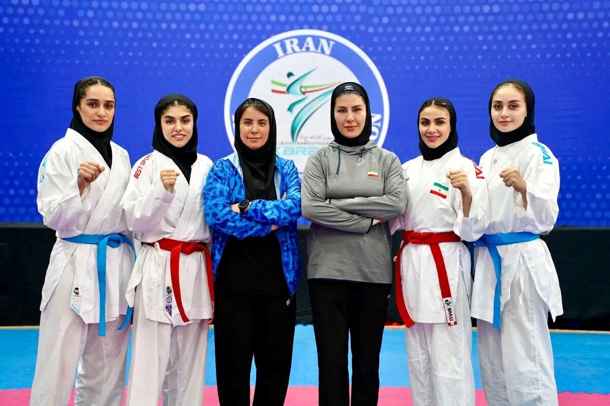 زنان ایران قهرمان کاراته آسیا شدند/ مردان دوم شدند