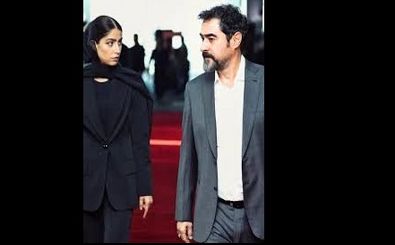 شهاب حسینی و پسر، همسرش در اکران فیلمشان/ عکس