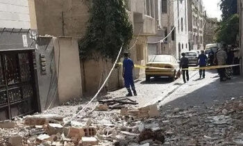 انفجار مهیب یک ساختمان در خیابان آیت