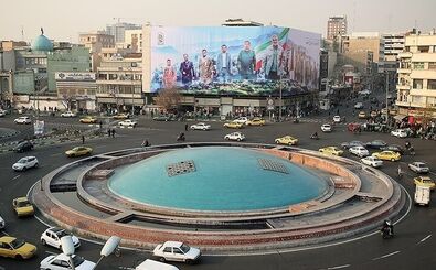مجسمه جدیدی که قرار است در میدان انقلاب نصب شود/ عکس