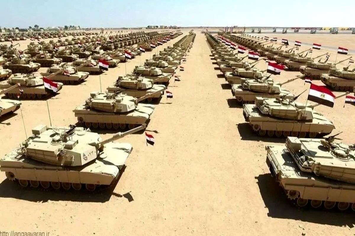 مقایسه قدرت هوایی، زمینی و دریایی مصر و اسرائیل/ جدول