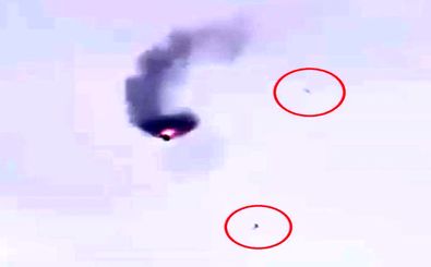 شکار لحظه مرگبار؛ تصویر سقوط آزاد نظامیان آمریکایی از بالگرد شعله‌ور