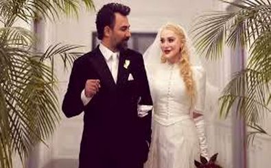 عروس و داماد جدید سینمای ایران/ آرام جعفری و بابک انصاری / ویدئو