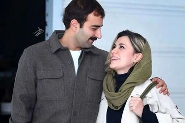 چیدمان فوق زیبای «شیدا خلیق» و شوهرش / عکس