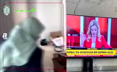 لحظات وقوع زلزله 6.2 ریشتری استانبول از ده زاویه
