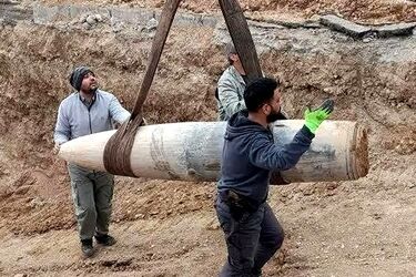 تصاویری از بمبی که در تهران عمل نکرد
