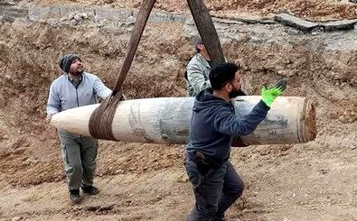 تصاویری از بمبی که در تهران عمل نکرد