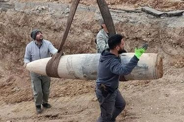 تصاویری از بمبی که در تهران عمل نکرد