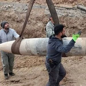 تصاویری از بمبی که در تهران عمل نکرد