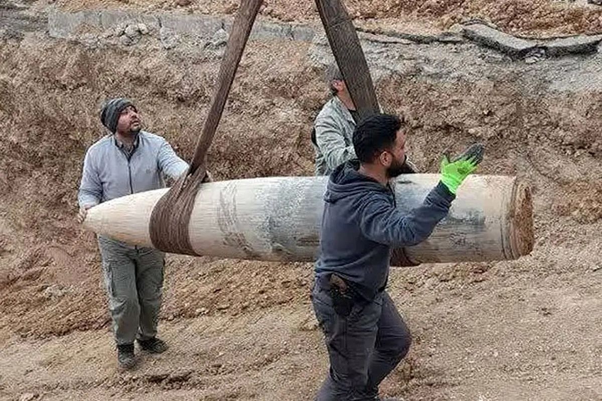 تصاویری از بمبی که در تهران عمل نکرد