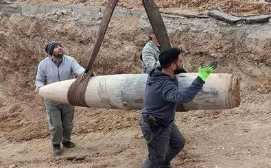 تصاویری از بمبی که در تهران عمل نکرد