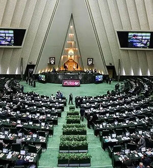 صحنه ای عجیب در مجلس/ نماینده ای که خواب است