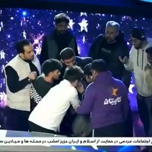 لحظه وقوع حادثه حین اجرای مسابقه در شبکه سه/ ویدئو