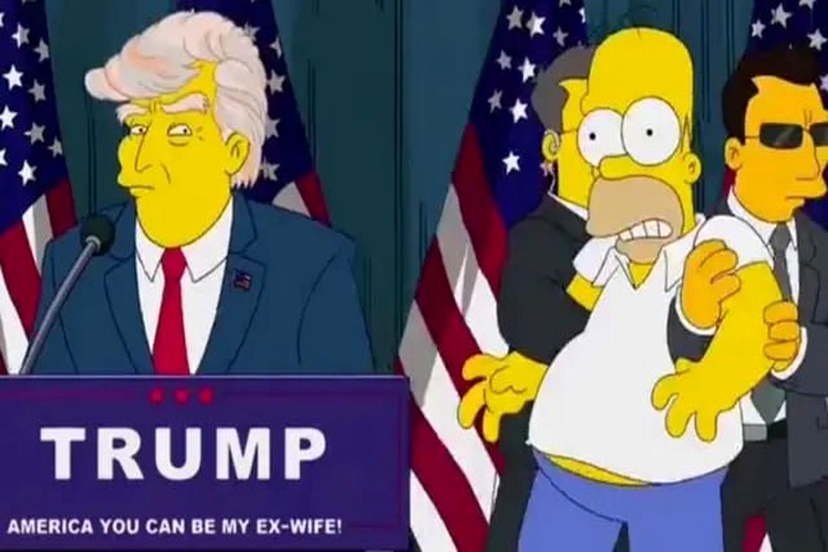 پیش‌بینی کارتون مشهور از ترور ترامپ در روز مذاکره با ایران/ ویدئو